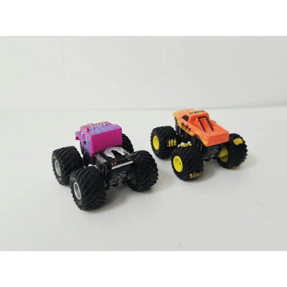 Vintage Galoob Micro Machines Monster truck pair Squasher Mud Rat
